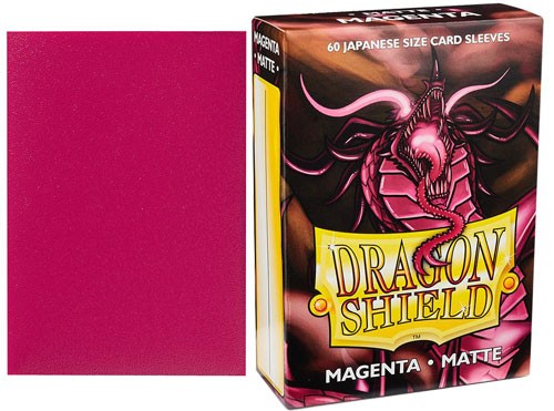 Dragon Shield Sleeves: Japanese Matte - Magenta 60CT