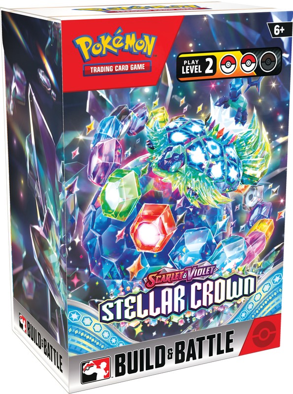 Pokemon Scarlet and Violet 7 Stellar Crown Build and Battle Box