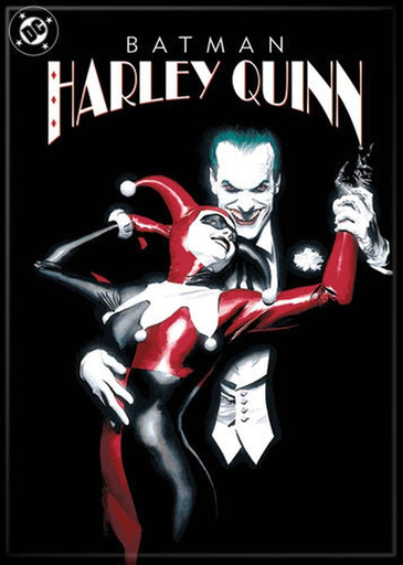 [01189971] Batman Harley Quinn and Jokey Magnet