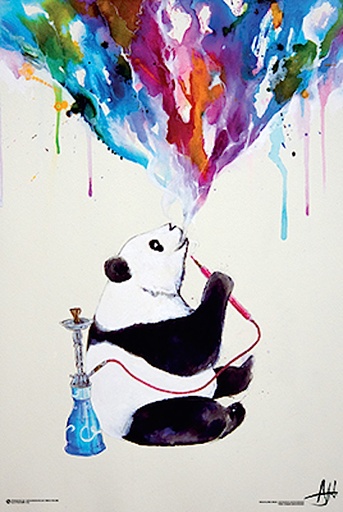 [51765] Hookah Panda Poster