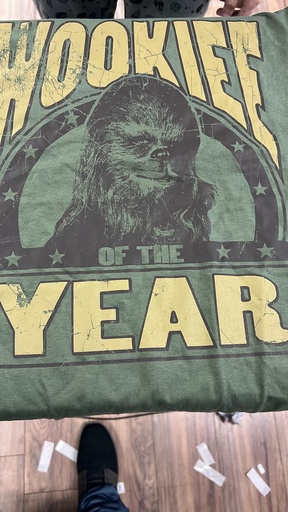 Star Wars - Wookiee Of The Year T Shirt - Khaki