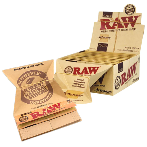 RAW Classic Artesano King Size Slim Papers + Tray