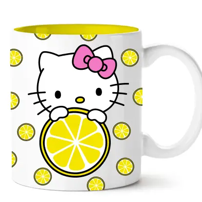 [KTY40734] Hello Kitty Lemon Toss 20oz Ceramic Mug