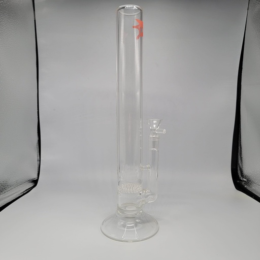 [50005] Solid Glass Honeycomb Perc 14 inch straight shooter