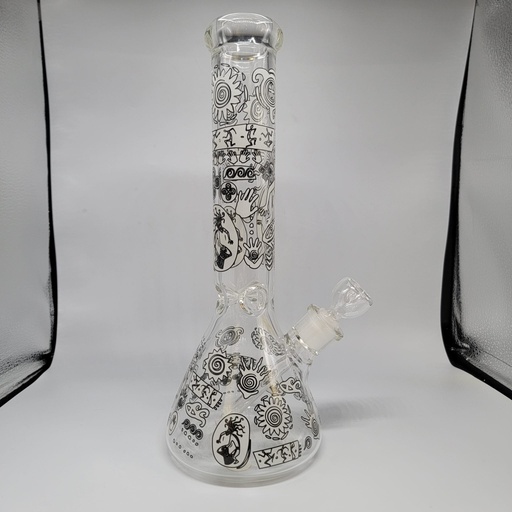 [50010] Brandless Glow in the Dark Tribal Beaker 14 inch