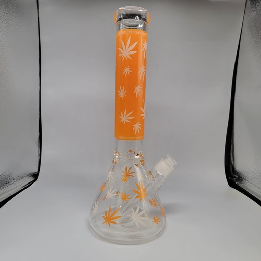 [50014] Brandless Orange Weed Beaker 14 inch