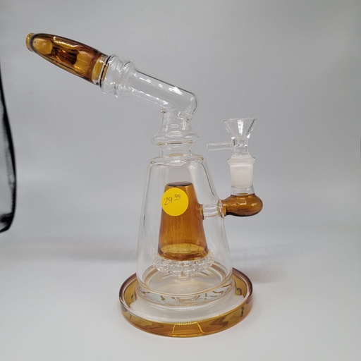 [50040] Brandless Cone Matrix Perc 8.5in - Amber