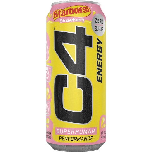 C4 Energy Strawberry Starburst 16oz